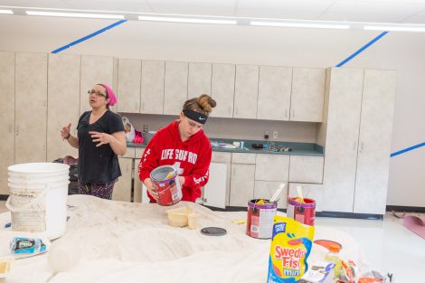 Painting the Rover Room at Easton Area Middle School