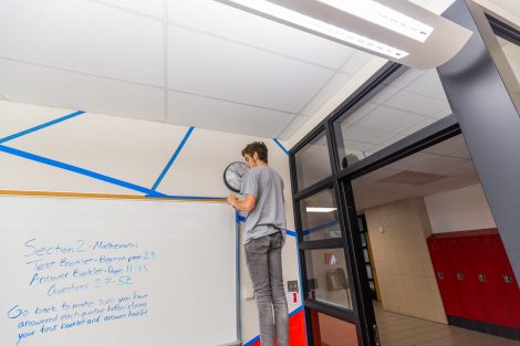 Painting the Rover Room at Easton Area Middle School