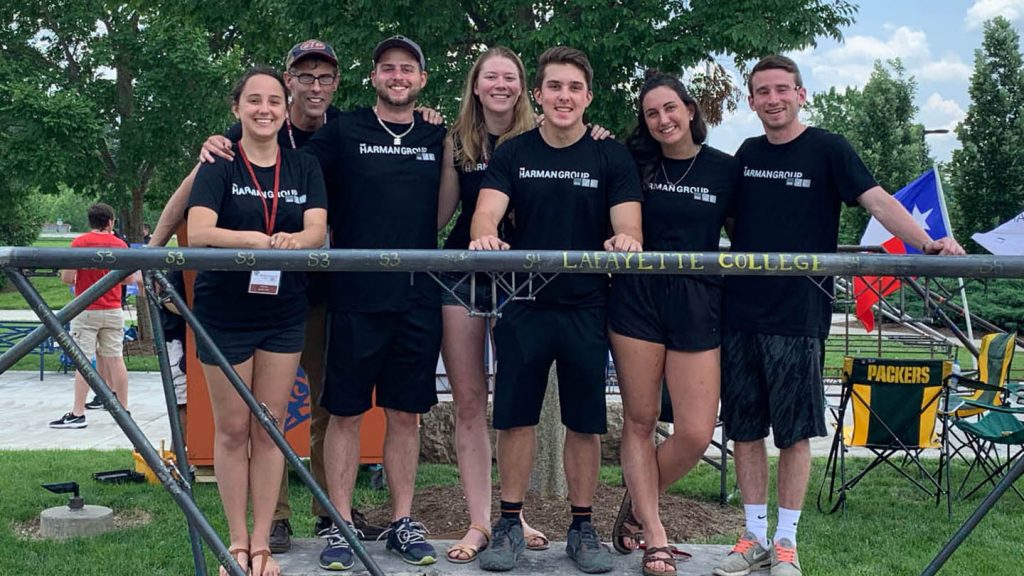 Steel Bridge Team at national championships