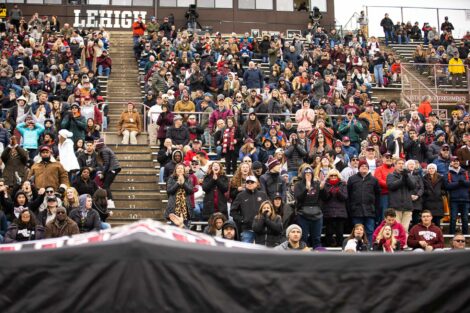 lafayette football players beat lehigh 17 to 16 at the 2019 rivalry game