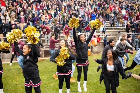 lafayette football players beat lehigh 17 to 16 at the 2019 rivalry game