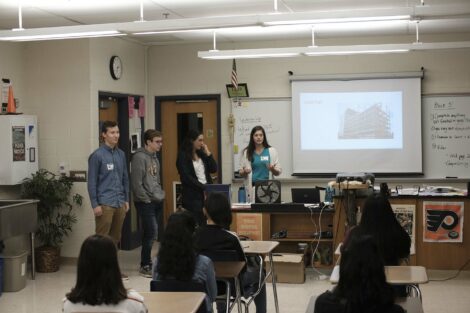 Lafayette students present lesson on load for EAHS ACE stuents