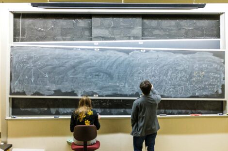 students studying in kunkel