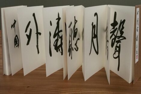 The final accordion-fold art