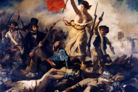 Eugene Delacroix ‘s painting “Liberty Leading the People”