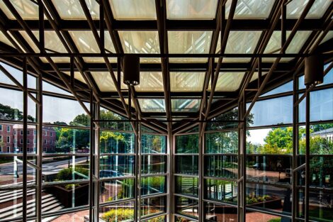 View from the windows of Williams Arts Center