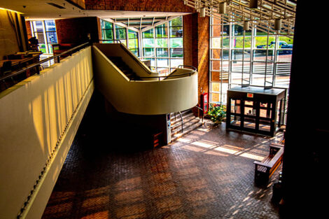 Williams Center for the arts lobby