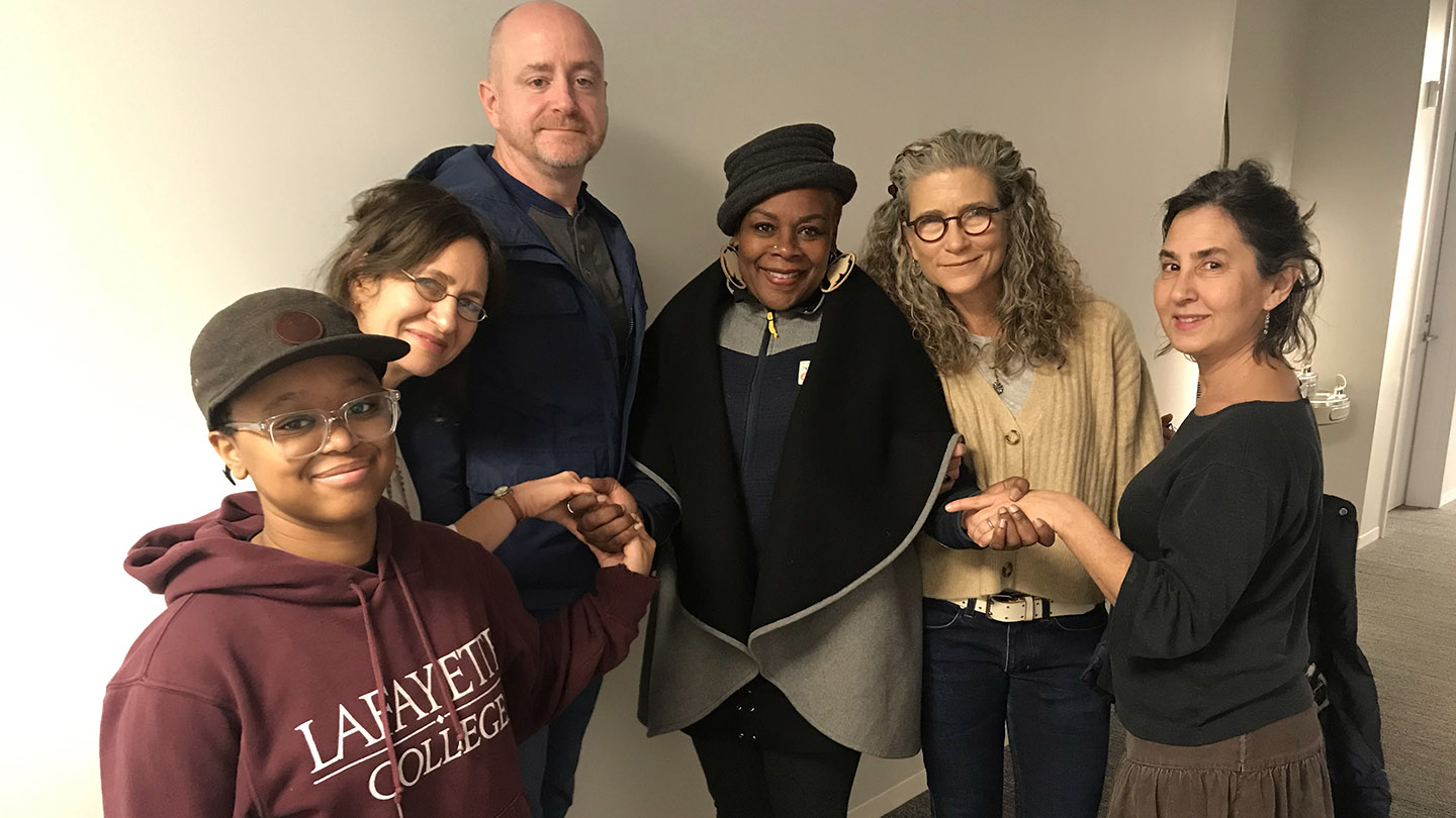 Nyree Spearman with other members of Oakland Dr. Martin Luther King, Jr. Oratorical Fest