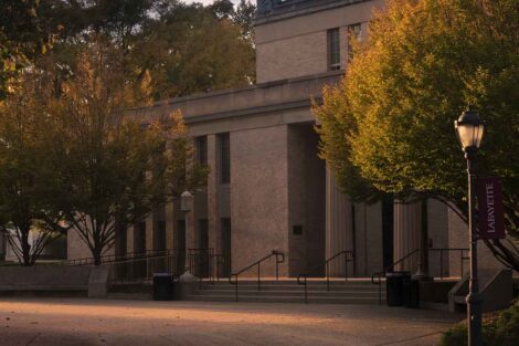 fall foliate at Oechsle Hall