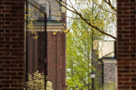 Archway on campus.