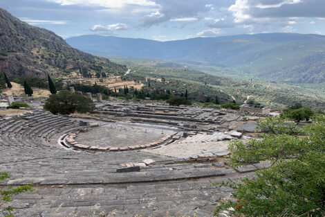 Delphi Theater in Greece, Study Abroad 2021