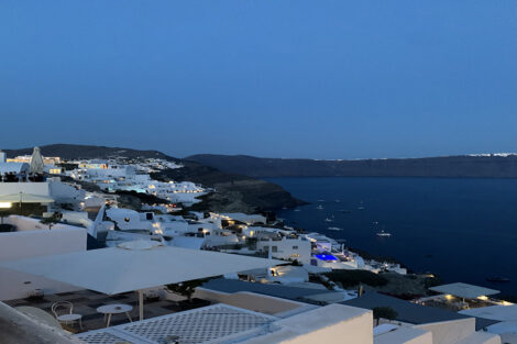 Greek Islands at night, Study Abroad Summer 2021