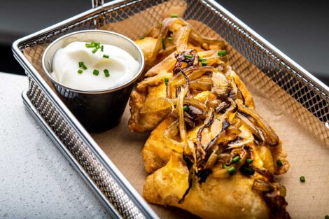 Trolley Stop's pierogis