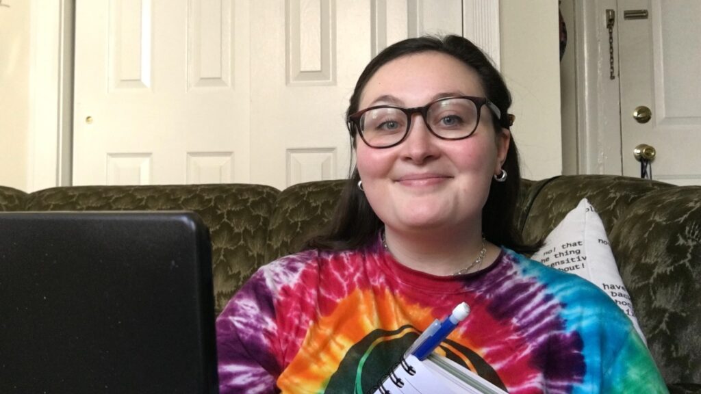 Emma Fortier ’18, a research associate at the Center for Curriculum Redesign (CCR), a global organization dedicated to improving education,