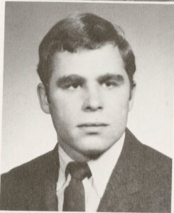 Yearbook photo of Brad Meigs Class of 1971