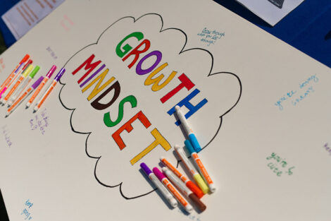 white posterboard says 