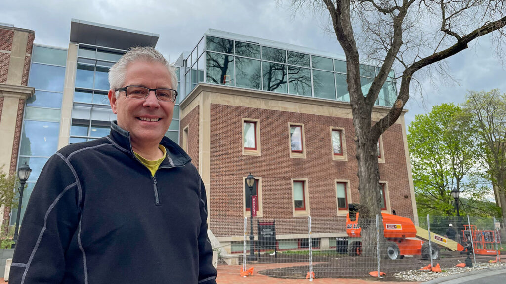 Prof. Scott Hummel led Lafayette's Engineering Department as its director for 10 years. 