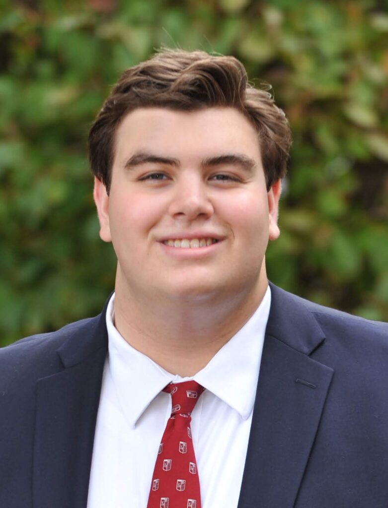 Ed Martin '22 smiles
