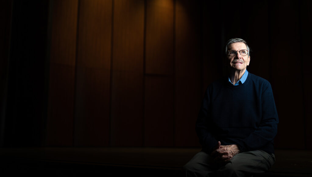 Larry Stockton smiles