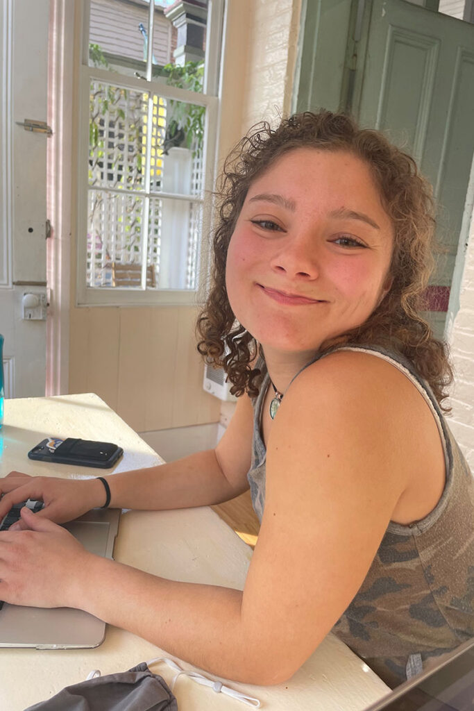 Madeline Squarcia '22 smiles