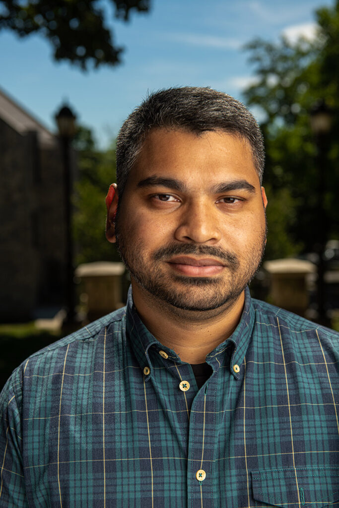 Farhan Abedin smiles