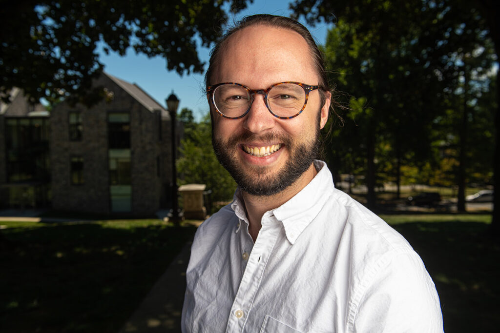 Michael Dougherty smiles