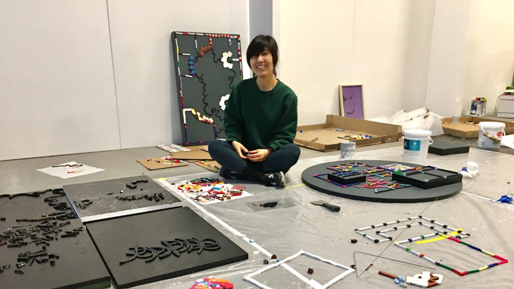 Sun You, This One is For You (Installation View), solo exhibition at l’espace71, Seoul, South Korea, wood, polymer clay